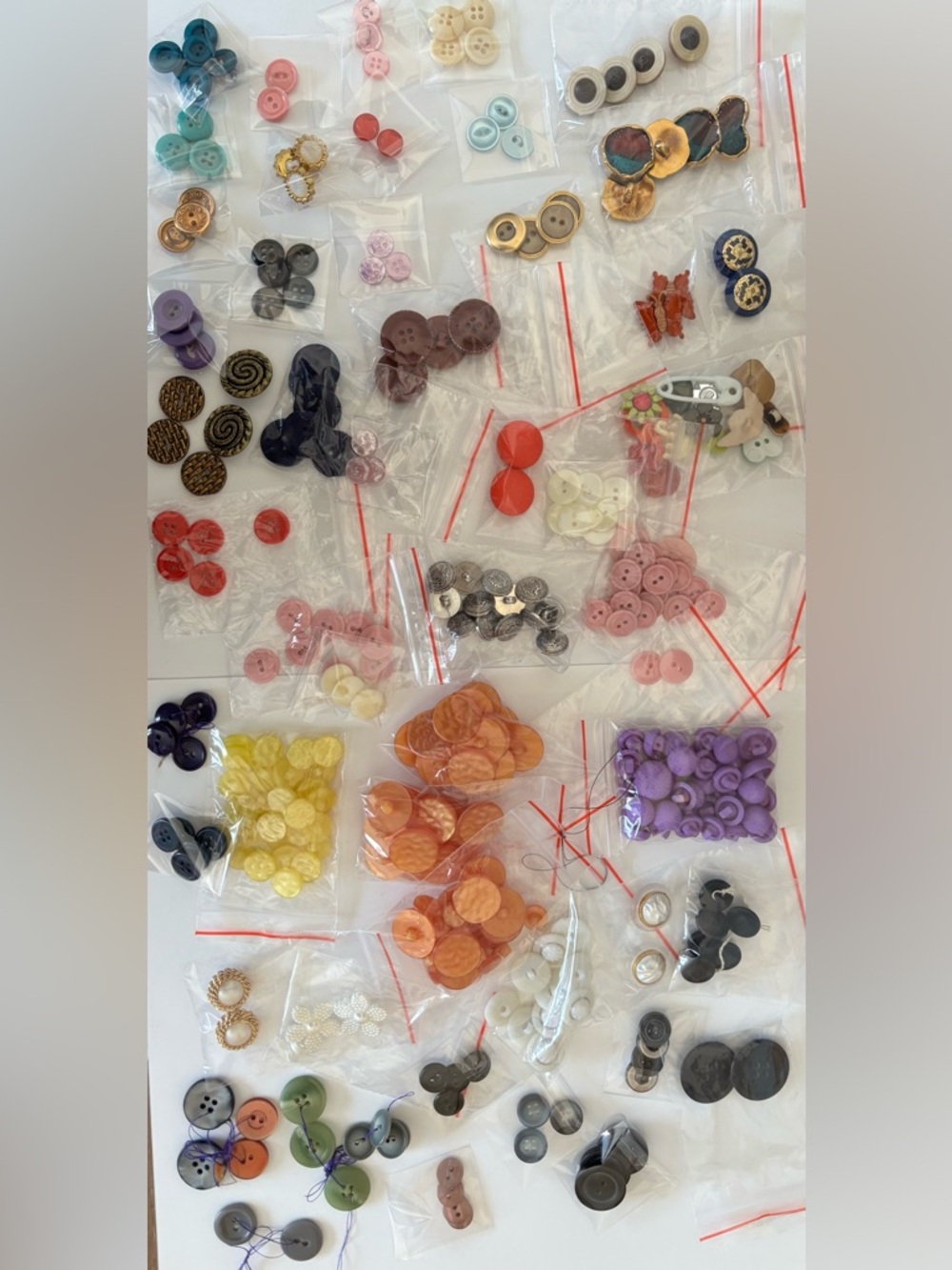 Vintage button sets